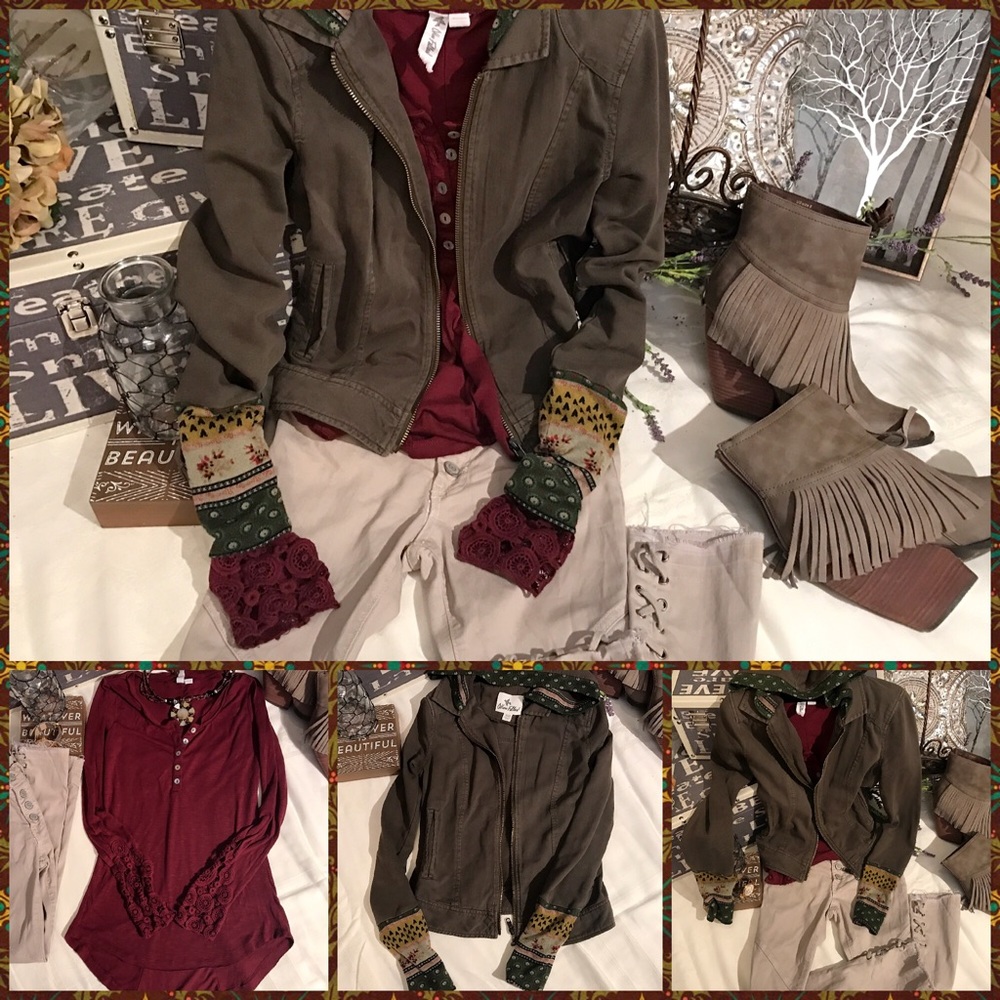 "Others Follow" Tilly's Jacket/Thermal Bundle❤️