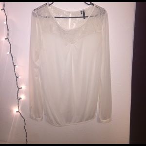 sheer blouse