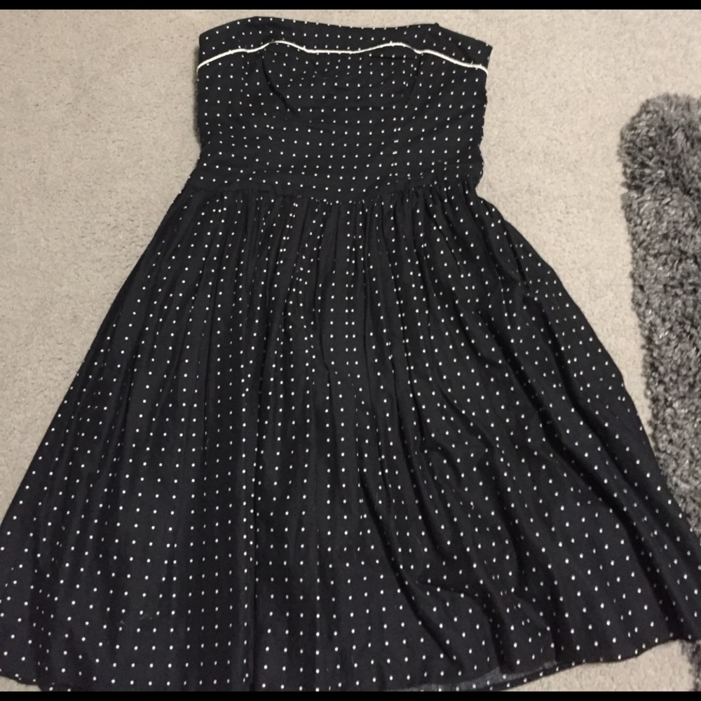 Polka Dot Dress (black and white)