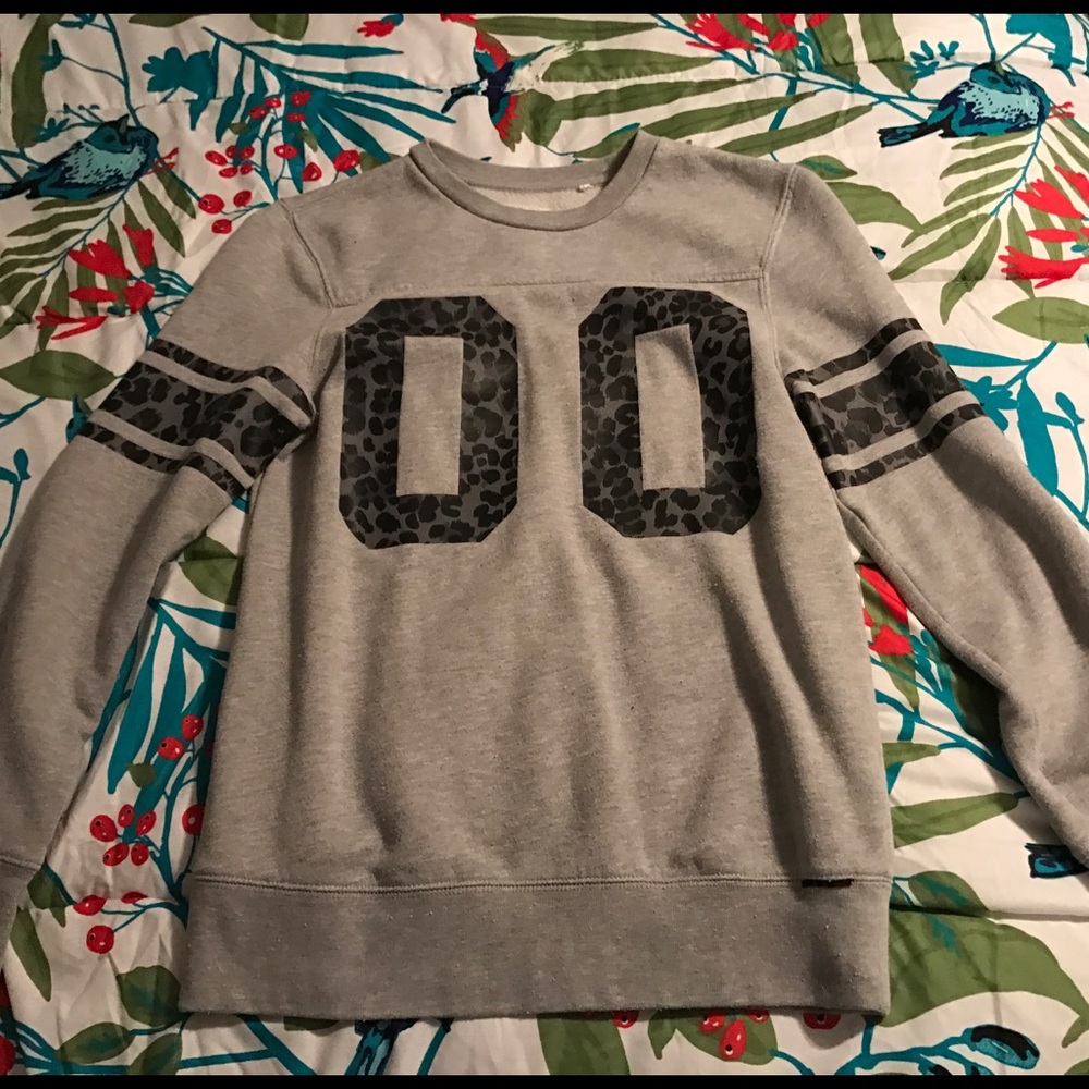 Men's Double 0 Cheetah Print Sweatshirt