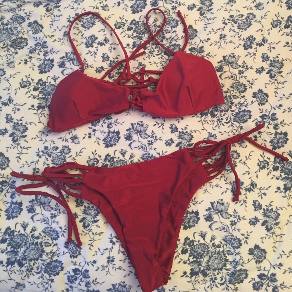 Red bikini