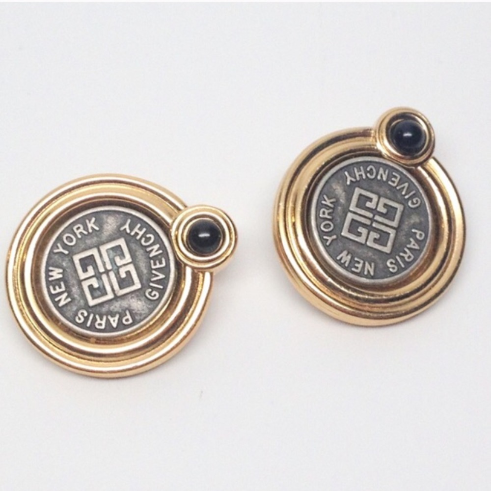 FAB Vintage Givenchy Logo Earrings