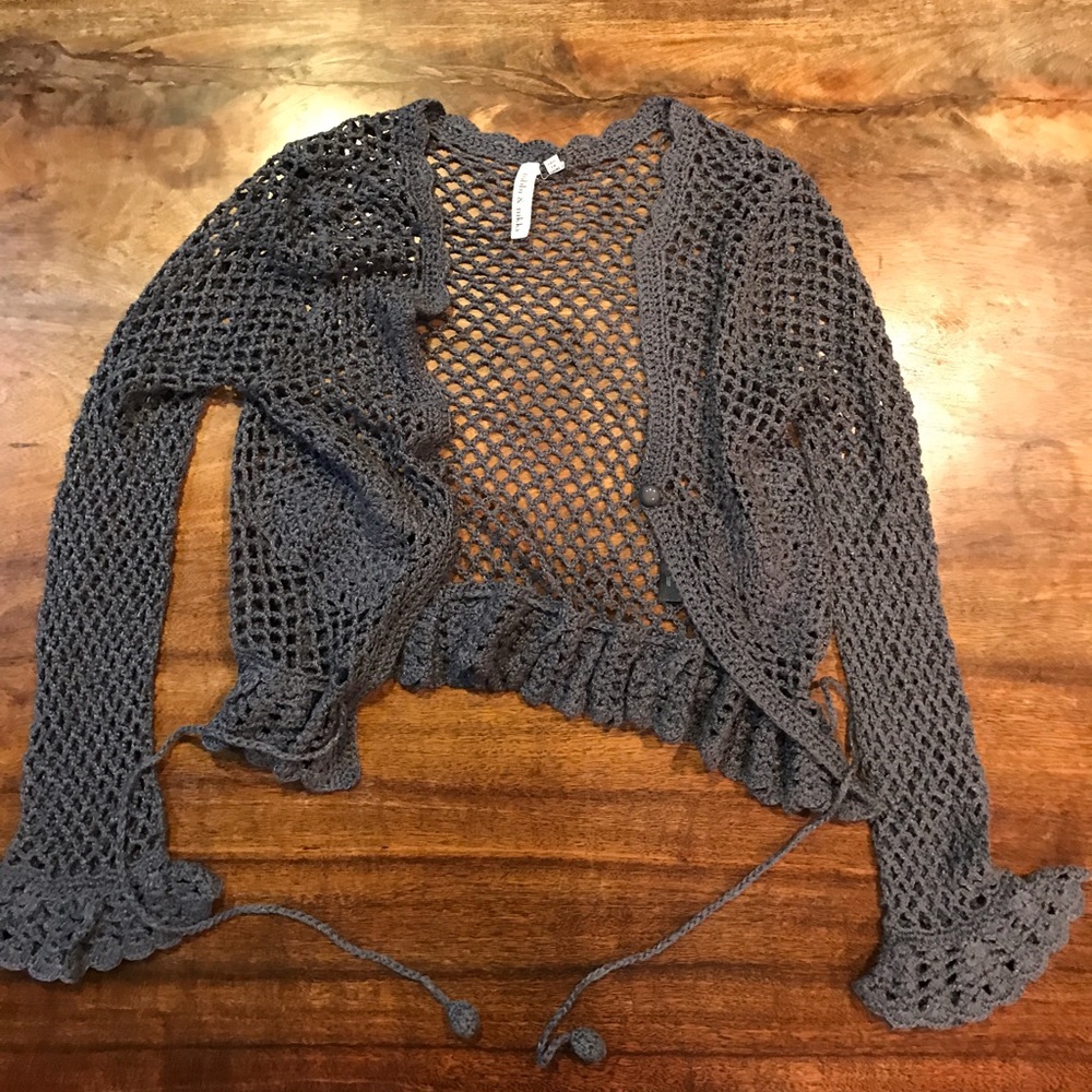 Dusty blue cardigan