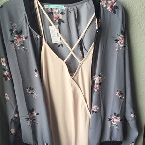 Pink cross cross tank