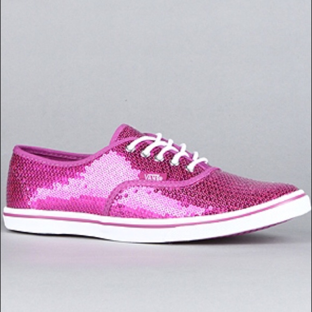 Pink Sequin Sneakers