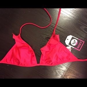 NWT ROXY bikini top L