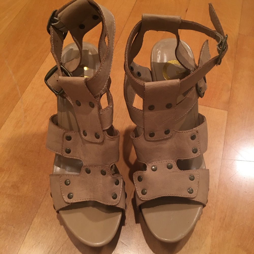 G by Guess Gladiator Heels - Size 6