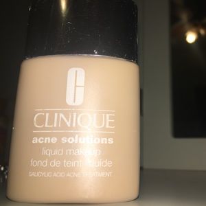 about 4/10ths full Clinique acne solutions