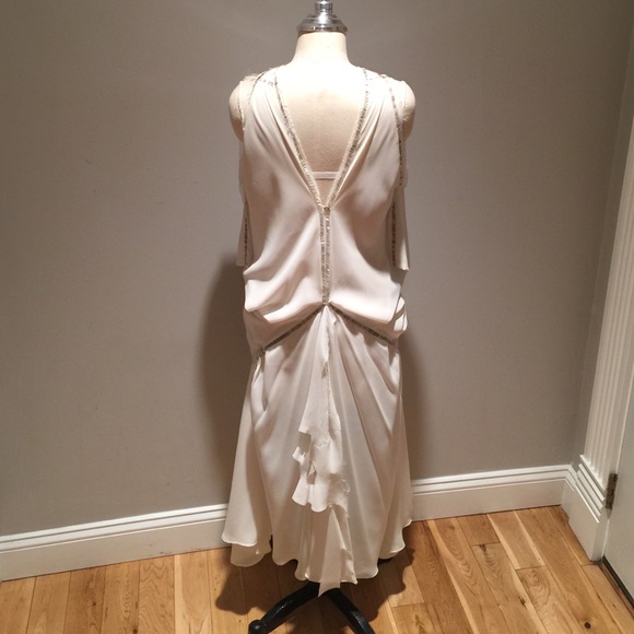 Butterfly Beaded Party Dress, One of a Kind OS - Picture 2 of 3