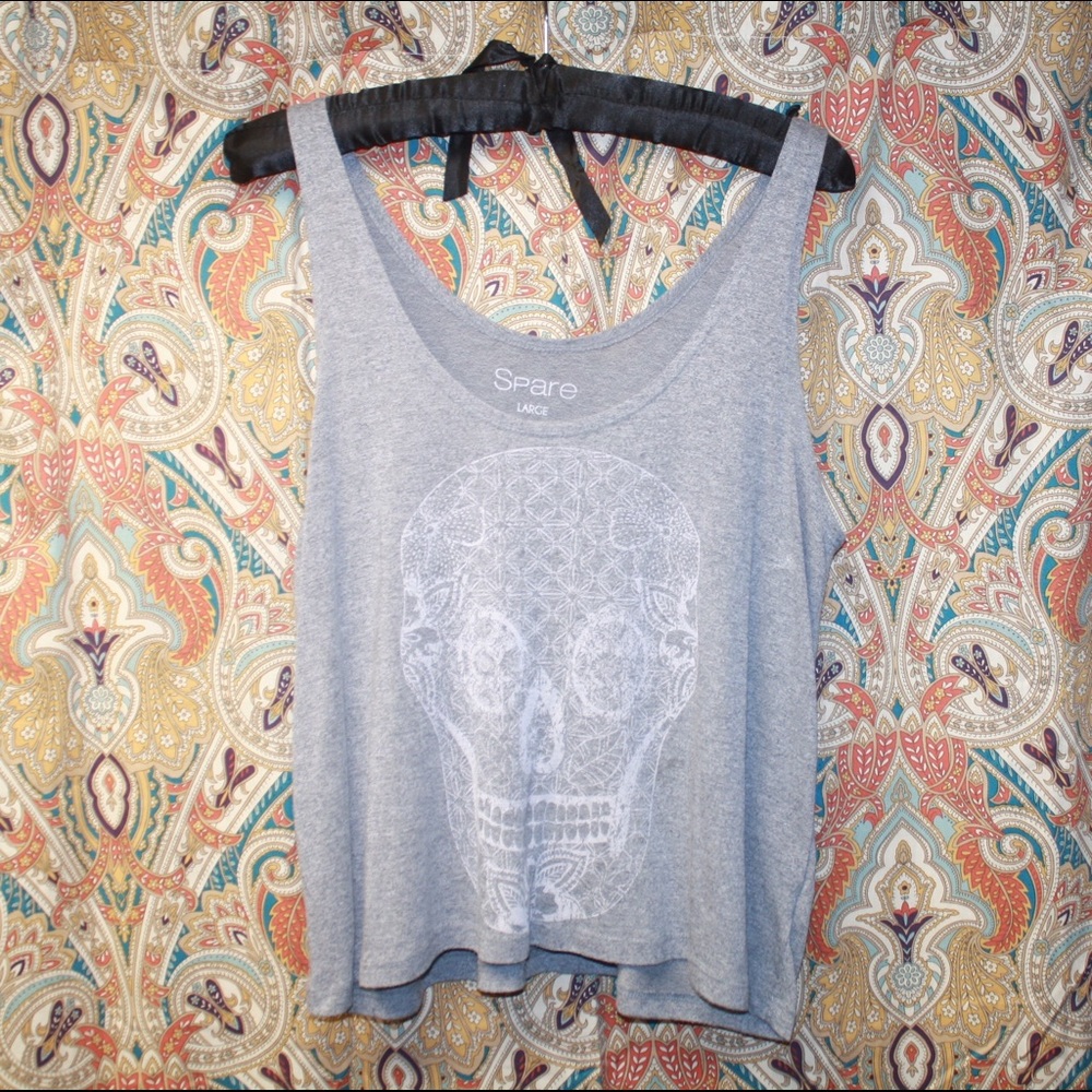 Pacsun Gray graphic tank