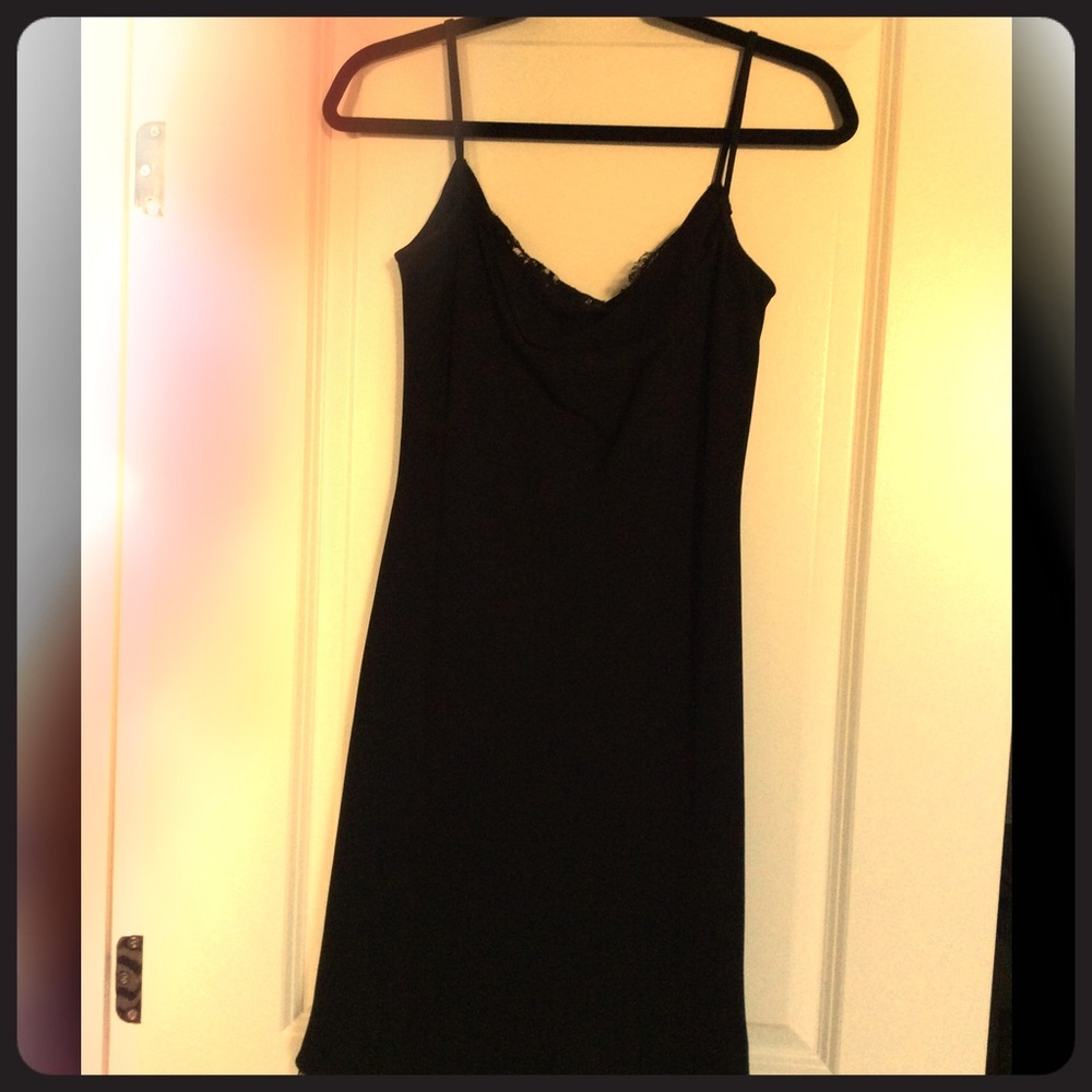 Black cocktail dress