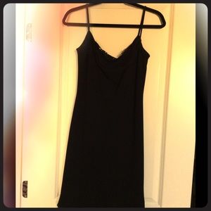 Black cocktail dress