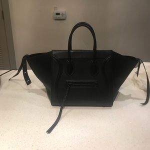 Celine Black Phantom Luggage Bag - Large