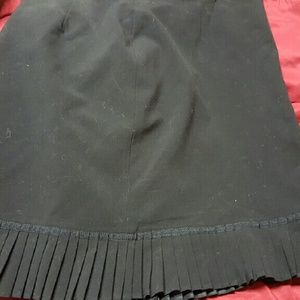Womens Worthington Stretch Coal Black Skirt