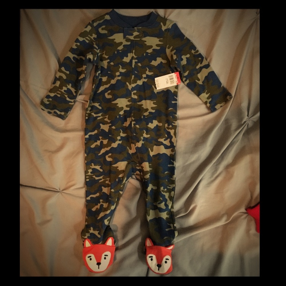Camo Footie Pajamas