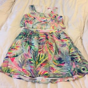 NWT Lilly Pulitzer crop top and skirt set