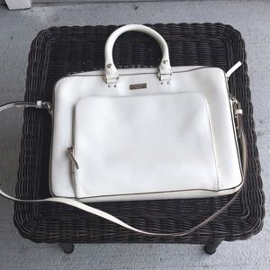 Kate spade laptop bag cream
