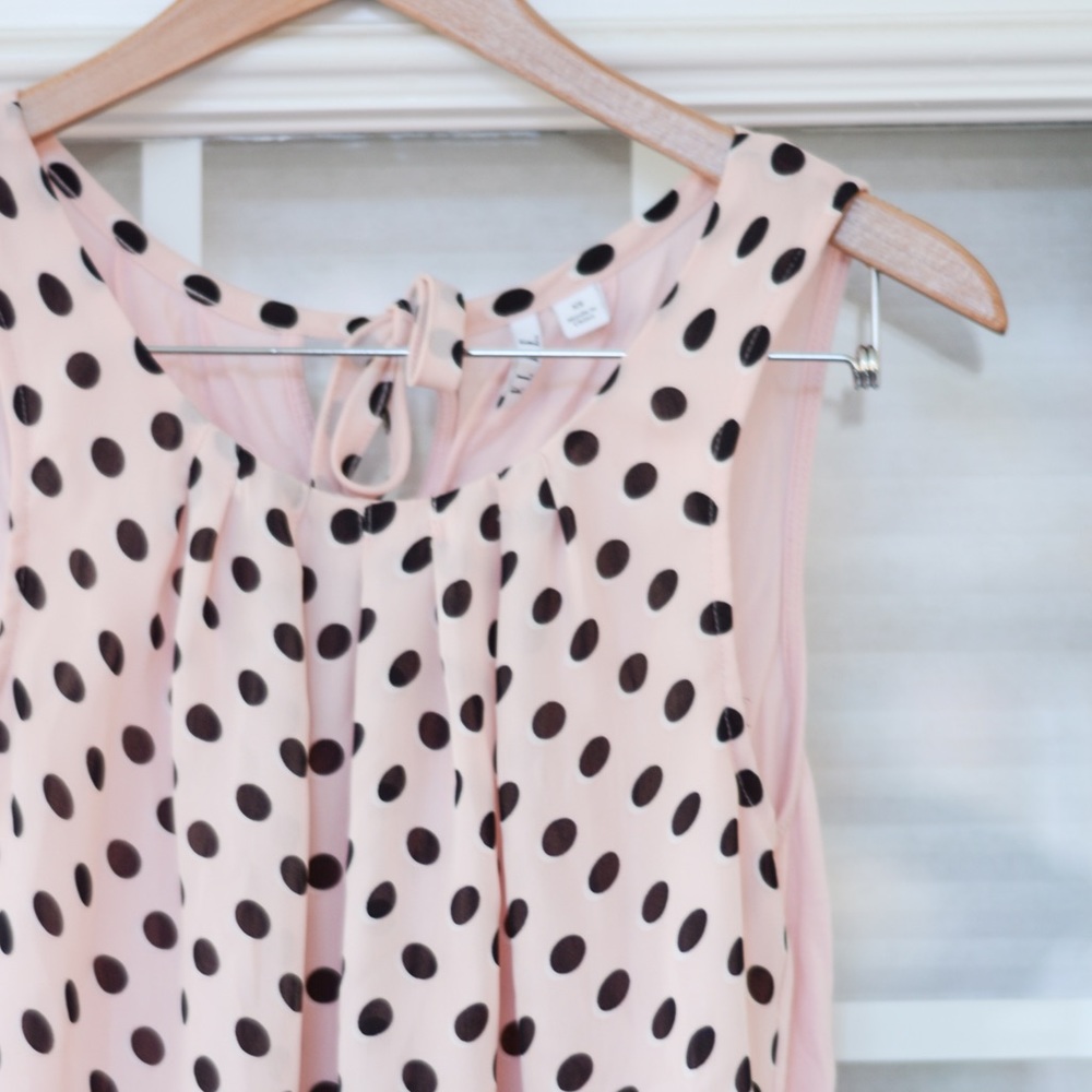ELLE Polka Dot Tank Top