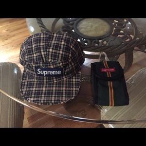 Supreme cap and pouch