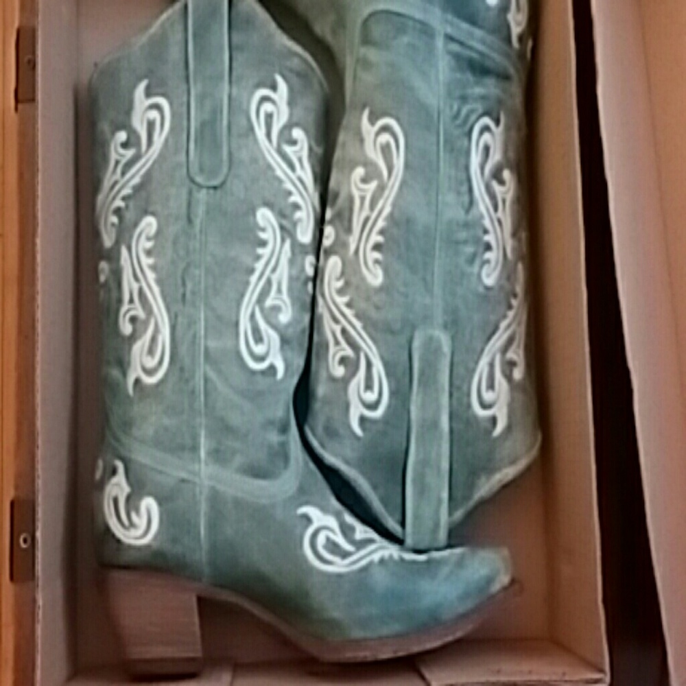 *CORRAL Cowgirl Boots - Turquoise