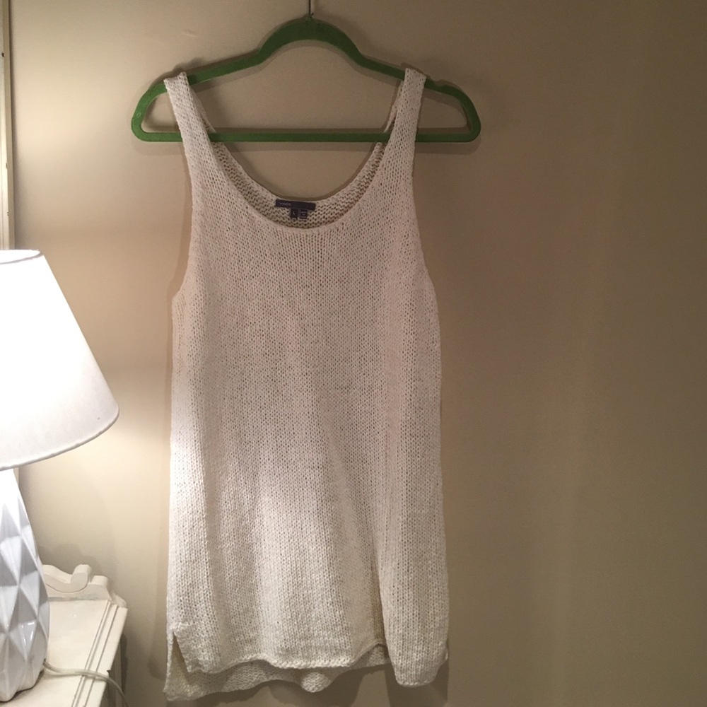 Vince Sleeveless Sweater - Size Large