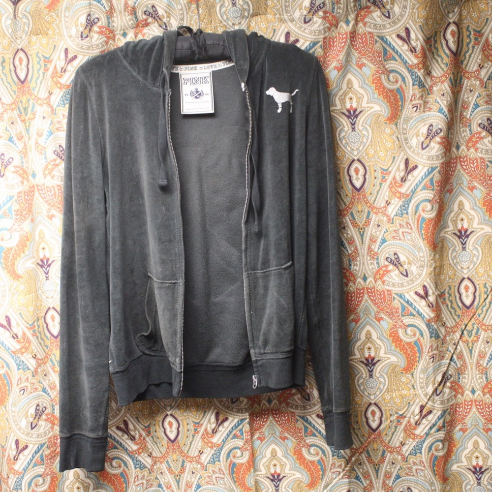 Pink zip up