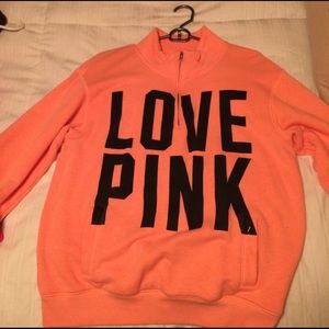 Victoria secrets quarter zip up
