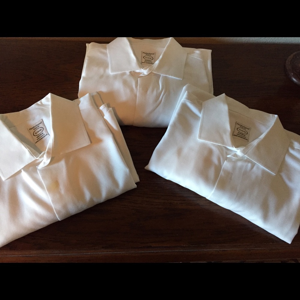 Pronto Uomo White Dress Shirts