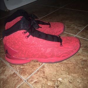 Jordan.superfly4 red suede