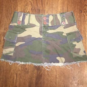 Victoria's Secret Camo Mini skirt.
