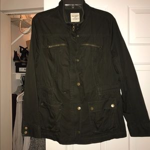 Old Navy olive green utility jacket