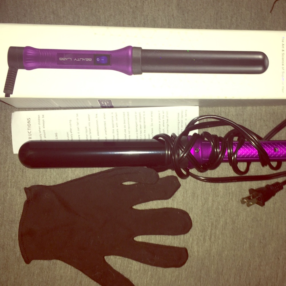 Beauty labs curling wand curling iron