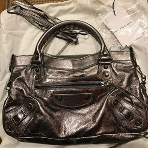 Balenciaga 2005 Metallic Pewter First