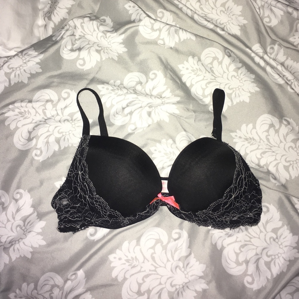 Push-up Bra Black, Lacey 34A