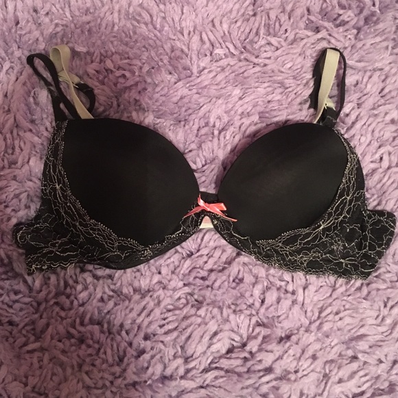 Push-up Bra Black, Lacey 34A - Picture 2 of 5