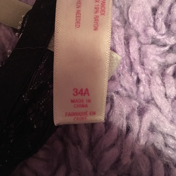 Push-up Bra Black, Lacey 34A - Picture 4 of 5