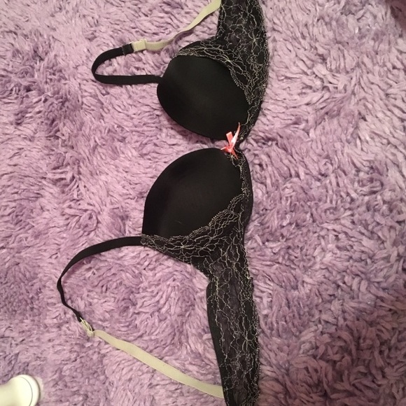 Push-up Bra Black, Lacey 34A - Picture 3 of 5