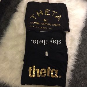 Kappa Alpha theta tshirt/ tank top bundle