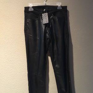 leather jean leggings