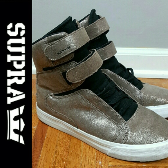 Supra Shoes - SUPRA womens society rose gold sneakers