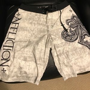 Affliction board shorts