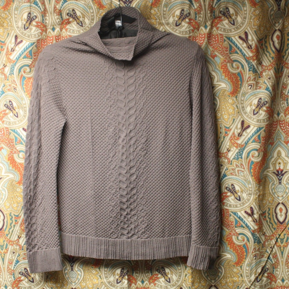 Plum knit longsleeve