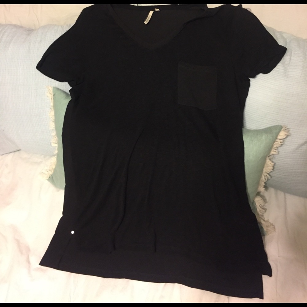 Calvin Klein Black two textured top