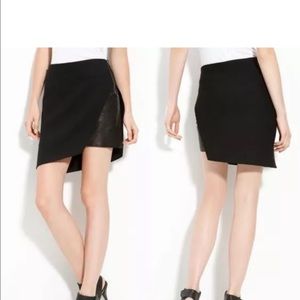 Helmut Lang Lamb Leather Mini Skirt, Size 4
