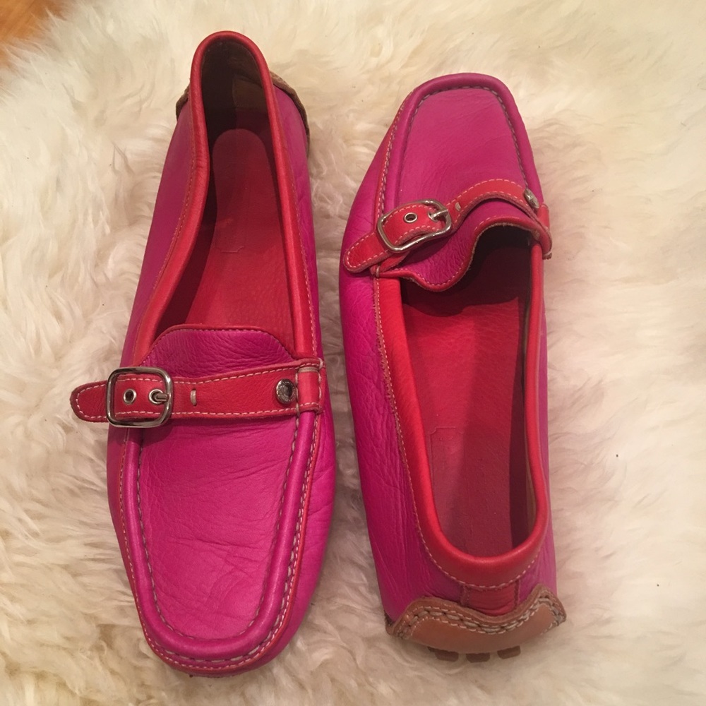 Coach Pink Loafers - Size 7