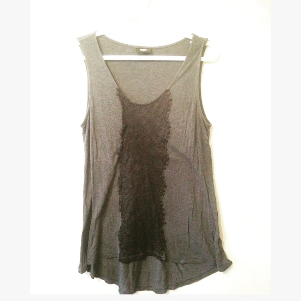 Cute gray summer tank