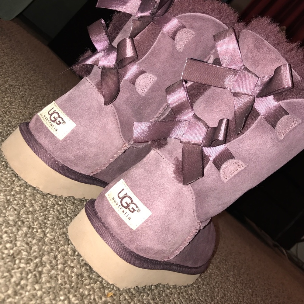 Port Wine Violet Bailey Bow UGG