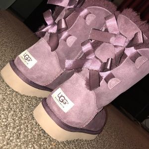 Port Wine Violet Bailey Bow UGG