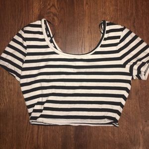 Striped Crop top