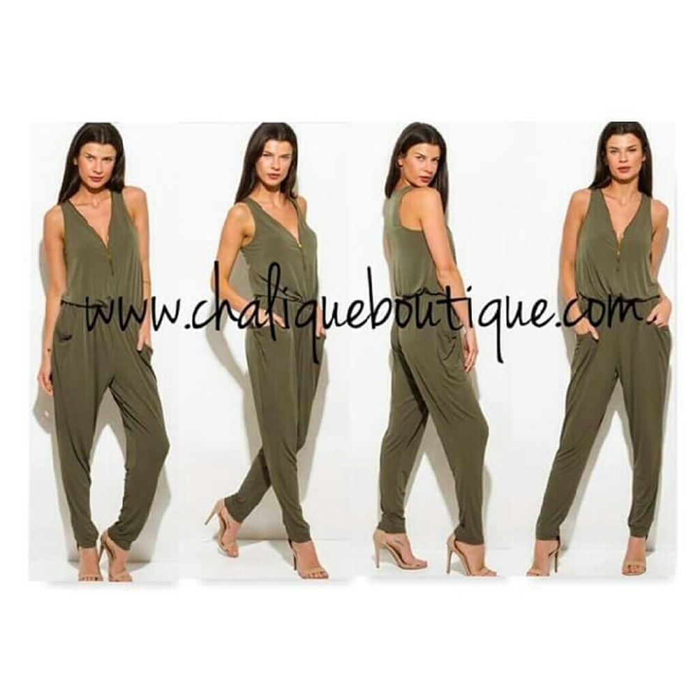 Harem pants jumpsuit